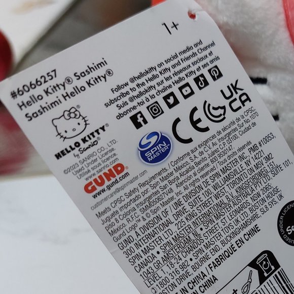 Super Cute Hello Kitty Sashimi Plush Toy - Picture 8 of 12